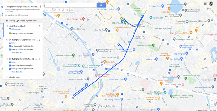 Tạo địa điểm trực tiếp trên Google My Map